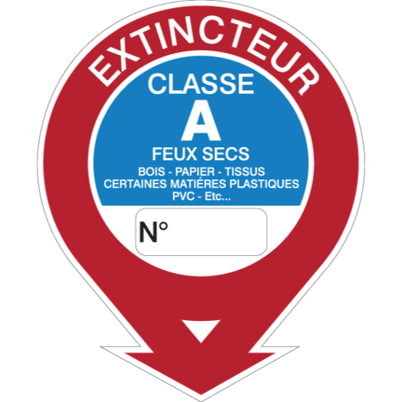 Extincteur Classe A - Feux Secs