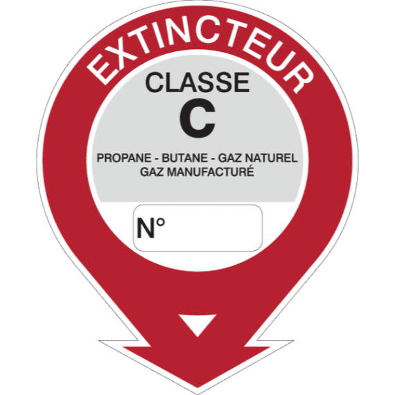 Extincteur Classe C
