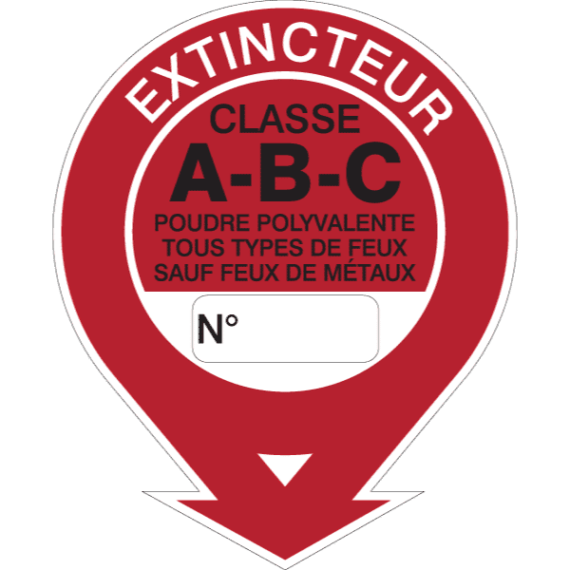 Extincteur Classe ABC
