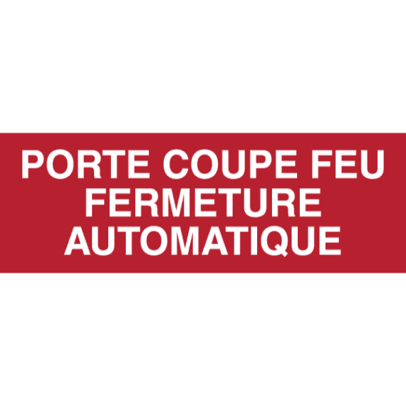 Panneau Porte Coupe-Feu Fermeture Automatique