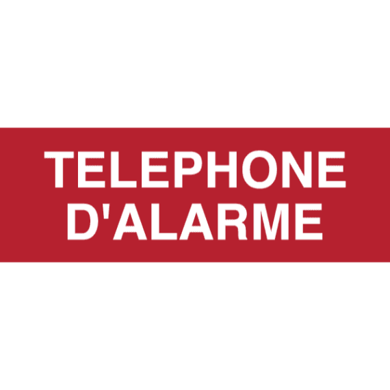 Panneau Téléphone d'Alarme