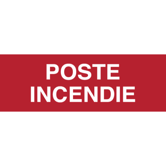 Panneau Poste Incendie