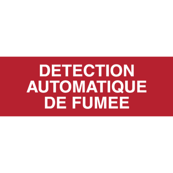 Panneau Détection Automatique de Fumée