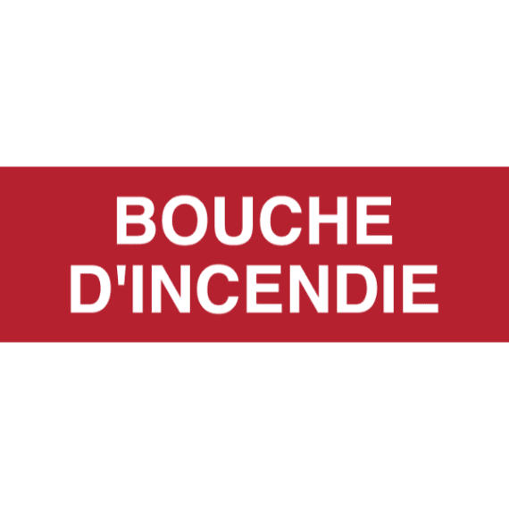 Panneau Bouche d'Incendie