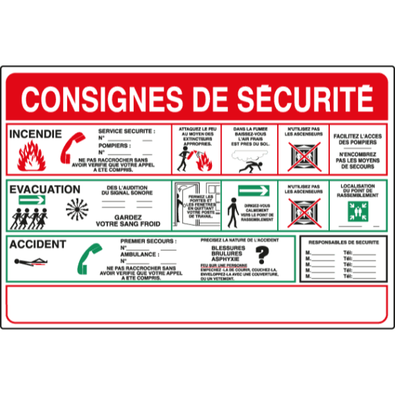 Consignes de Sécurité