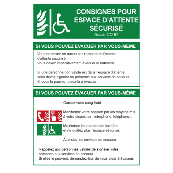 Consignes pour Espace d'Attente Sécurisé