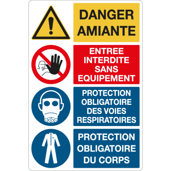 Panneau Danger Amiante