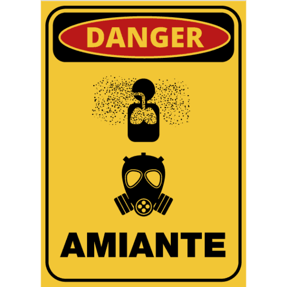 Panneau Danger Amiante