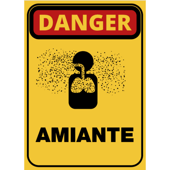 Panneau Danger Amiante