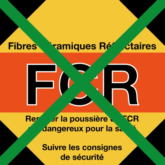 Panneau Ne Contient Pas de FCR (Fibres Céramiques Rétractaires)