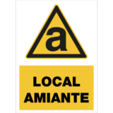 Panneau Local Amiante