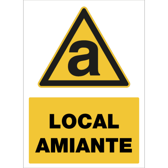 Panneau Local Amiante