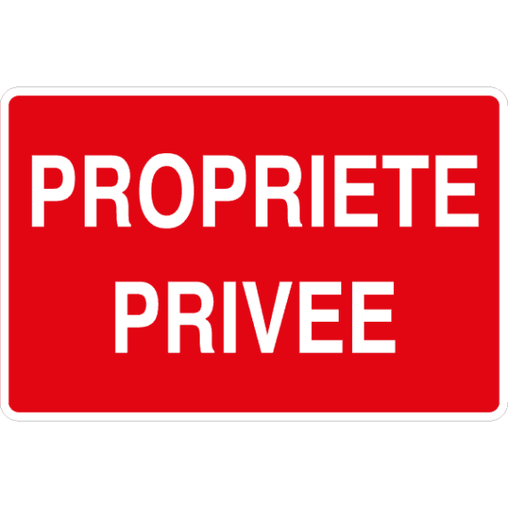 Panneau Propriété Privée