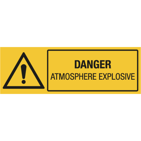 Panneau Danger Atmosphère Explosive