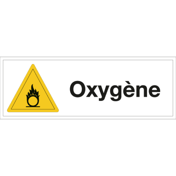 Panneau Danger Oxygène