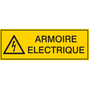 Panneau Flèche Danger - Armoire Électrique