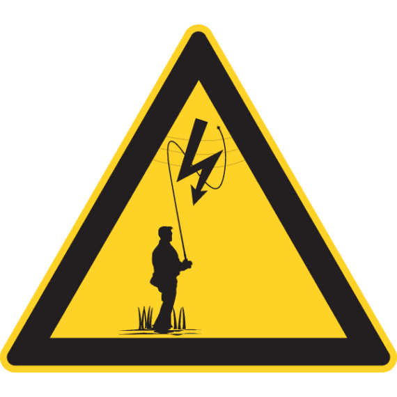 Triangle Danger de Mort - Ligne Électrique