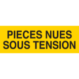 Panneau Pièces Nues Sous Tension
