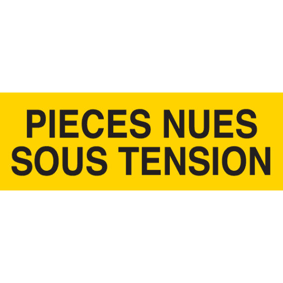 Panneau Pièces Nues Sous Tension