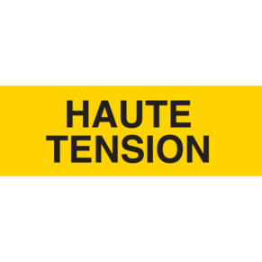 Panneau Haute Tension