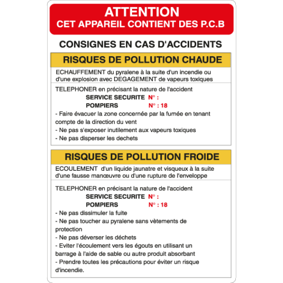 Consignes En Cas d'Accidents