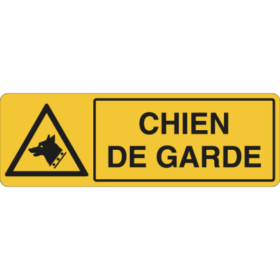 Panneau Danger Chien de Garde