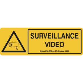 Panneau Surveillance Vidéo