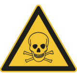 Panneau Danger Matières Toxiques ISO 7010 - W016