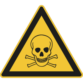 Panneau Danger Matières Toxiques ISO 7010 - W016