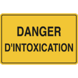 Panneau Danger d'Intoxication