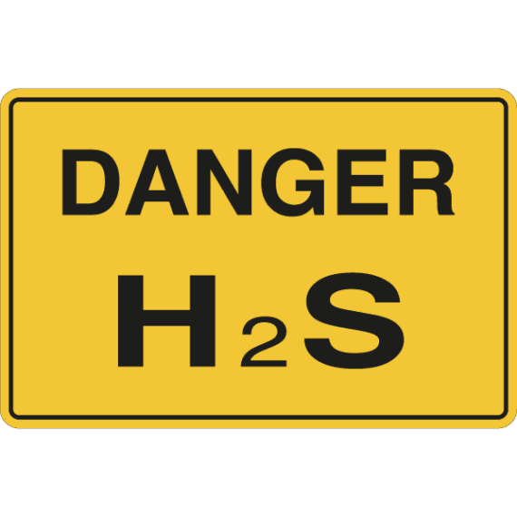 Panneau Danger H2S