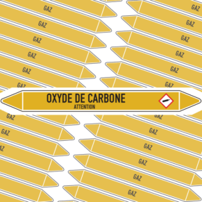 Marqueur Tuyauterie OXYDE DE CARBONE
