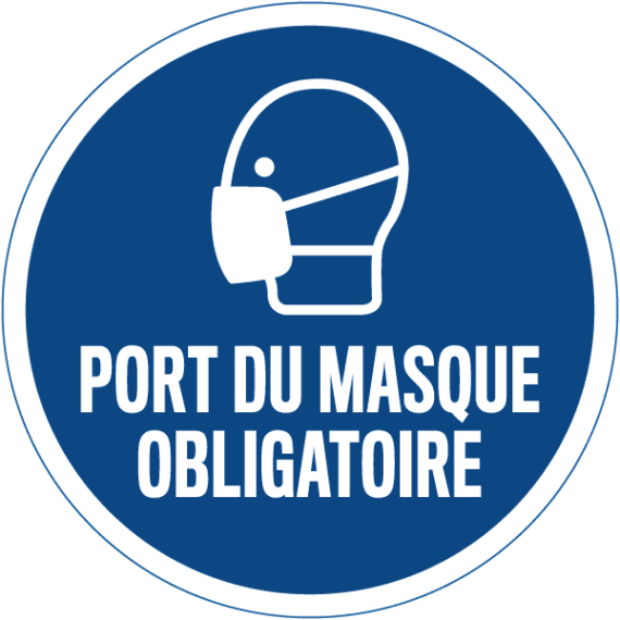 Adhésif Port Du Masque Obligatoire