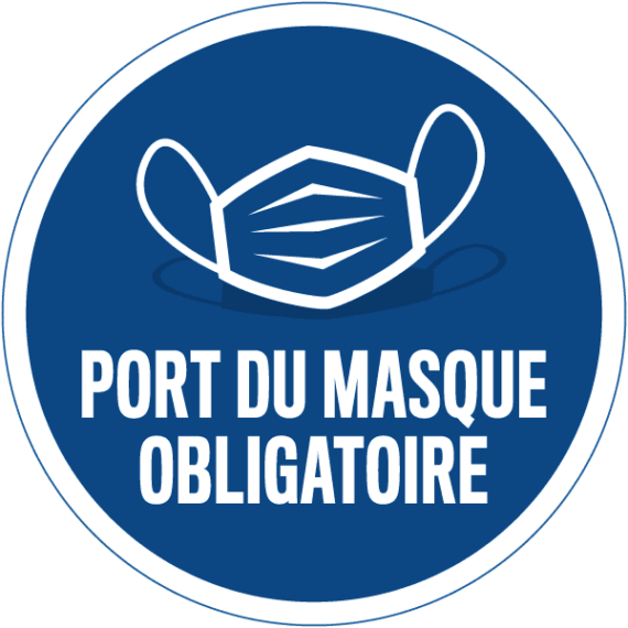 Adhésif Port Du Masque Obligatoire