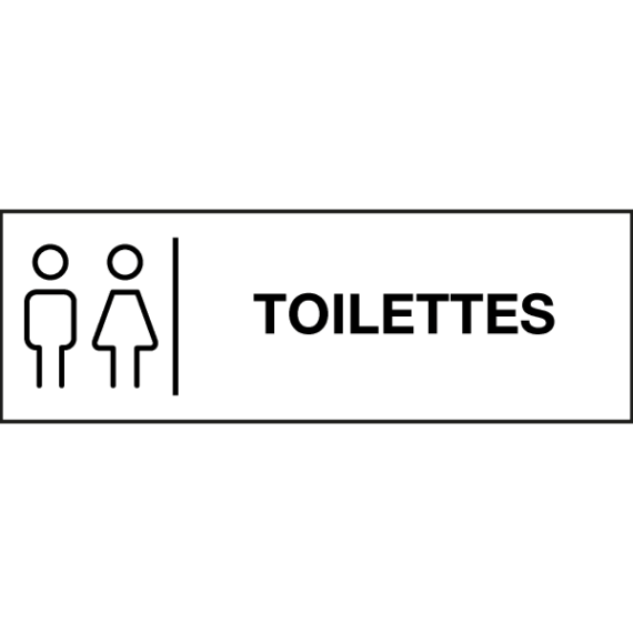 Pictogramme Toilettes - Gamme Glossy