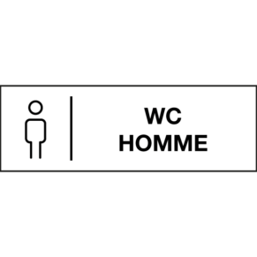 Pictogramme WC Homme - Gamme Glossy