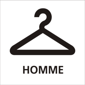 Pictogramme Vestiaire Homme - Gamme Basic