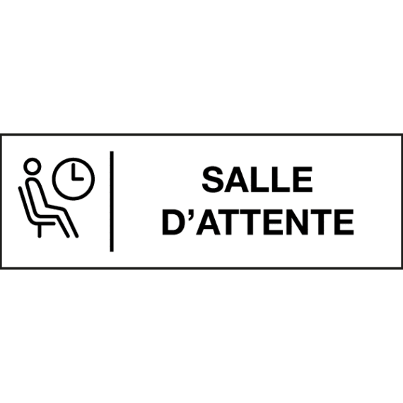 Pictogramme Salle d'Attente - Gamme Glossy