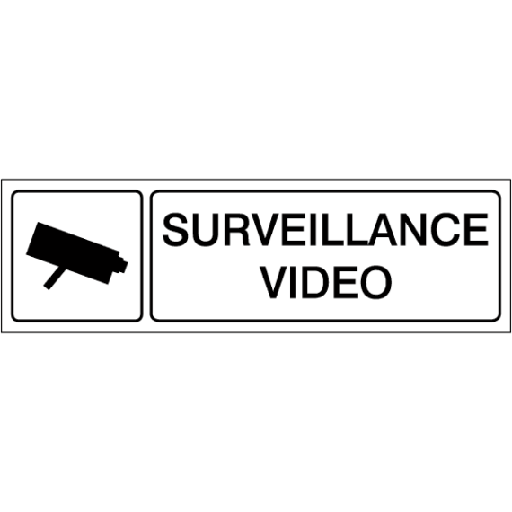 Pictogramme Surveillance Vidéo - Gamme Secure