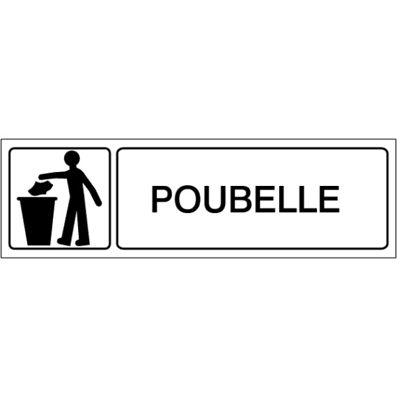 Pictogramme Poubelle - Gamme Secure