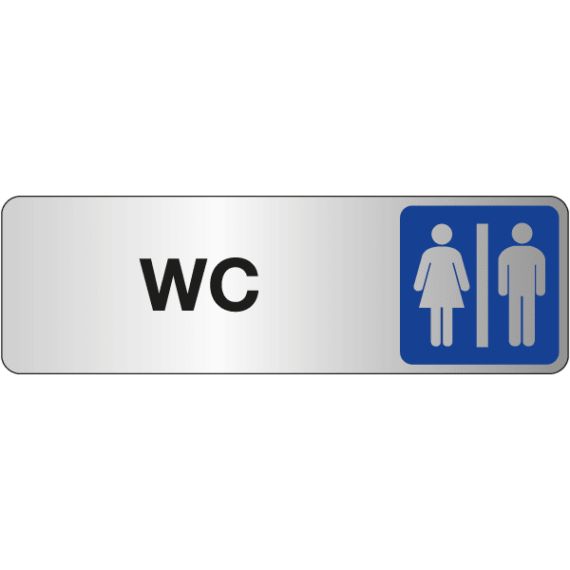 Pictogramme WC Mixtes - Gamme Simple