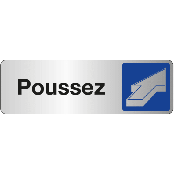 Pictogramme Poussez - Gamme Simple