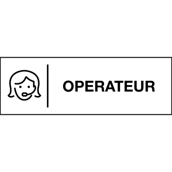 Pictogramme Opérateur - Gamme Glossy