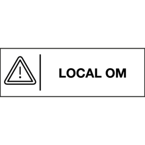 Pictogramme Local OM - Gamme Glossy