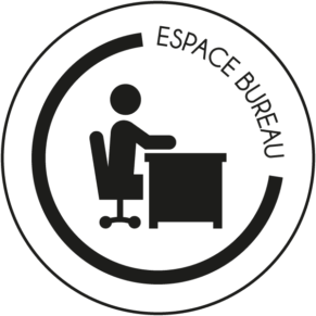 Pictogramme Espace Bureau - Gamme Circle