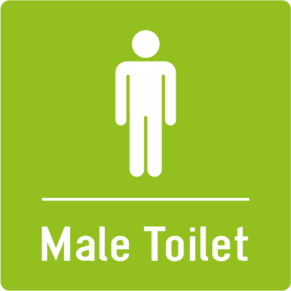 Pictogramme Male Toilet - Gamme Colors