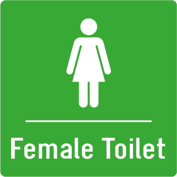 Pictogramme Female Toilet - Gamme Colors