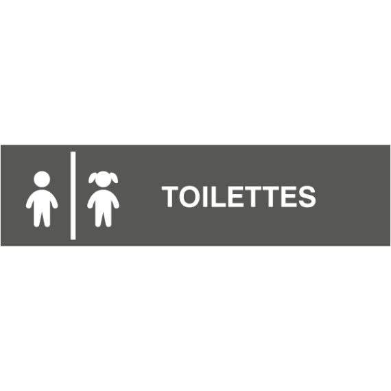 Pictogramme Toilettes Enfants - Gamme Grey