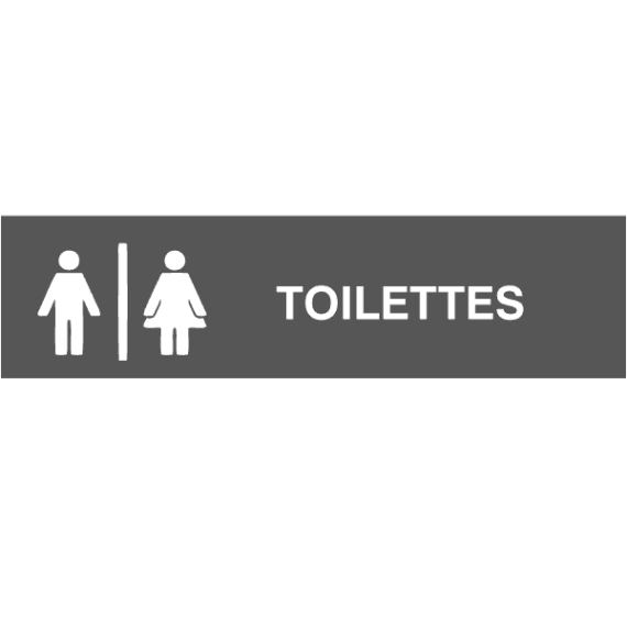 Pictogramme Toilettes - Gamme Grey