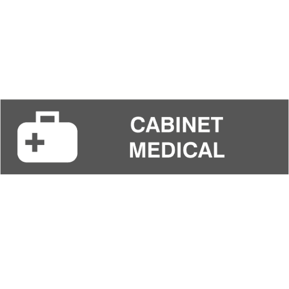 Pictogramme Cabinet Médical - Gamme Grey